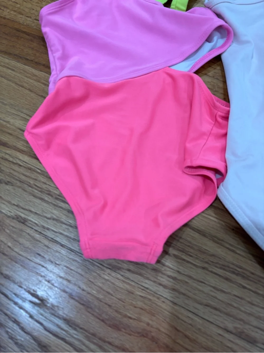 Girls' Pink & Sequin One-Piece Swimsuit Set Sz 6